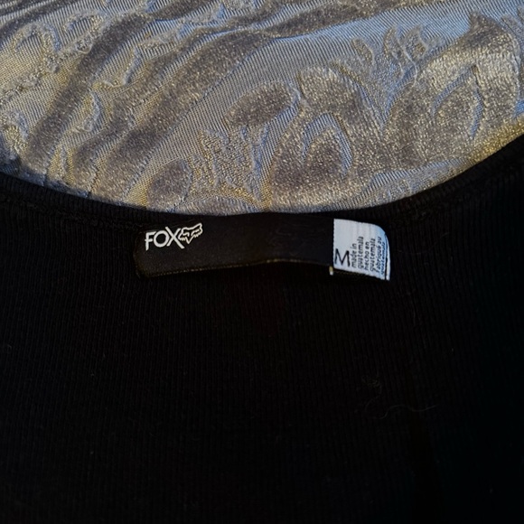 Fox Women's Black Tank Top with Pink Logo - Picture 3 of 3